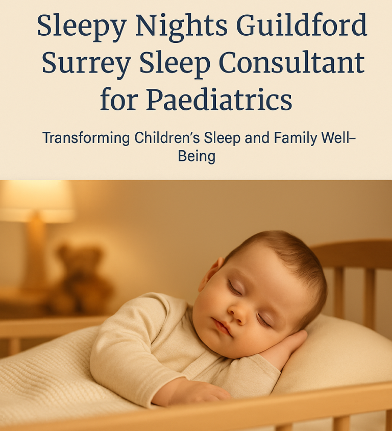 Sleep baby “baby sleeping peacefully after sleep consultant guidance”